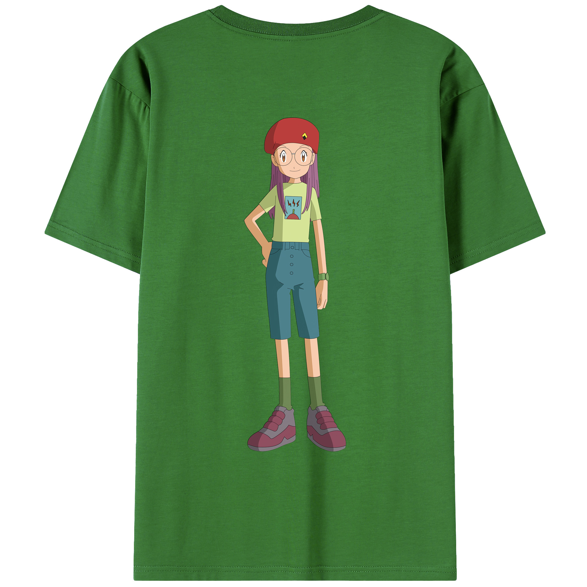 （画像用） Digimon デジタルモンスター/デジモン レディース半袖Tシャツ(バックプリント)